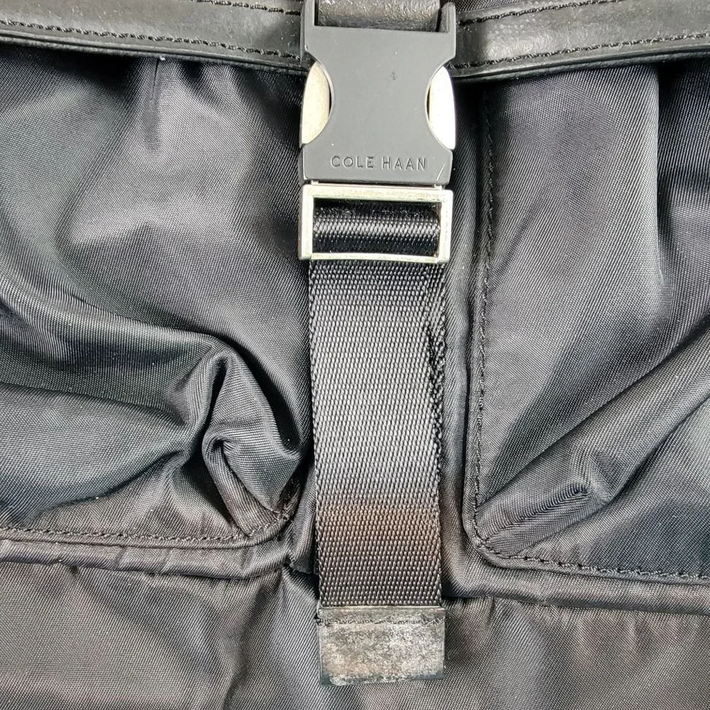 Cole Haan Zerogrand Field Adults Unisex Black Messenger Bag Work Casual Formal